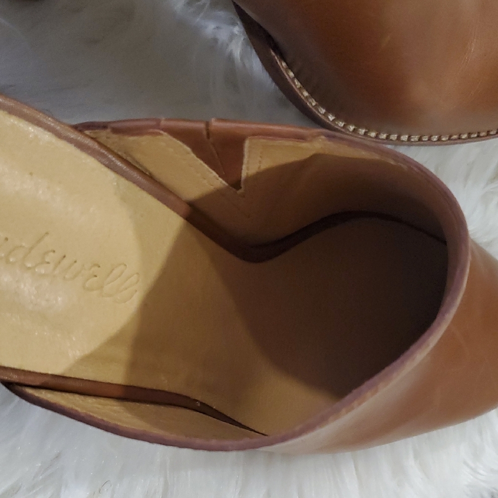 Madewell Classic Brown Leather  Slip-On Loafers - Picture 8 of 13